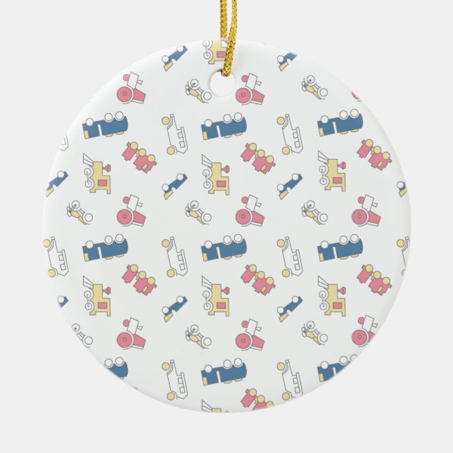 Vintage Spielwaren Keramikornament (Vorne)