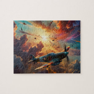Vintage Spitfire-Puzzle: Setzen Sie die Geschichte Puzzle