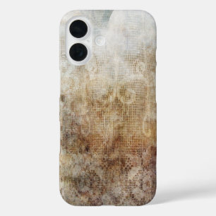 Vintage Spitze iPhone 16 Hülle