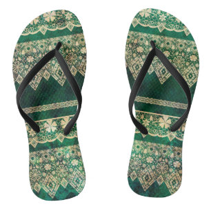 Vintage Spitze Flip Flops