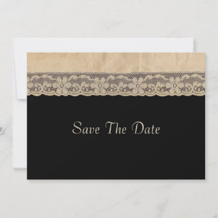 Vintage Spitze Save the Date