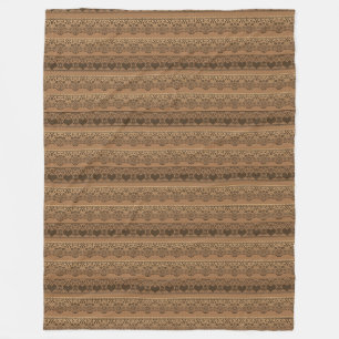Vintage Spitzen, braunes Beige für Dekoration Fleecedecke