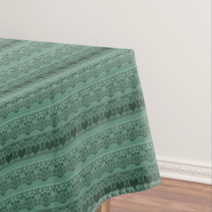 Vintage Spitzen-Grünflächen für Dekoration Tischdecke