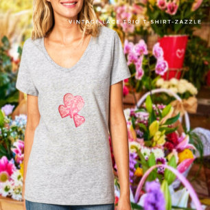 Vintage-Spitzen-Trio T-Shirt