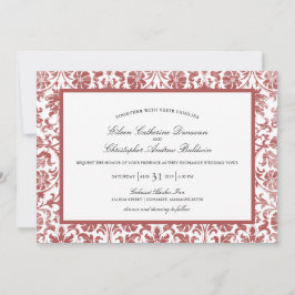 Vintage Spitzenangelegenheit| Hochzeit Einladung