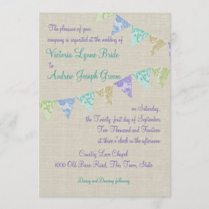 Vintage Spitzenreiter Einladung