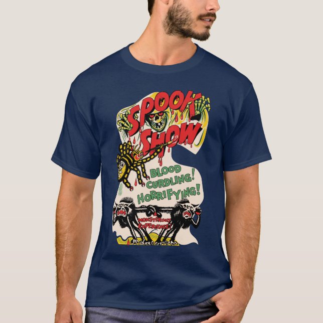 Vintage Spook-Show T-Shirt (Vorderseite)