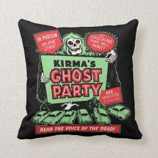 Vintage Spookshow Plakat-Kunst - Kirmas Kissen