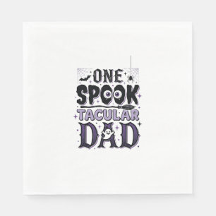 Vintage Spooktacular Dad Halloween-Shirt-Design_1 Serviette