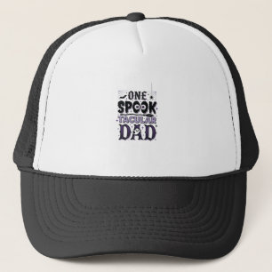 Vintage Spooktacular Dad Halloween-Shirt-Design_1 Truckerkappe