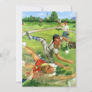 Vintage-Sport Baseball, Kinderteams beim Spielen