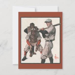 Vintage Sport Baseballspieler