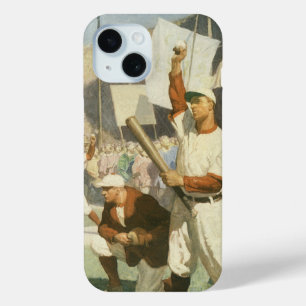 Vintage-Sport, Baseballspieler bei einem Spiel Case-Mate iPhone Hülle