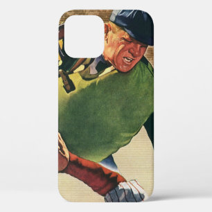 Vintage-Sport Baseballspieler, der Schiedsrichter Case-Mate iPhone Hülle