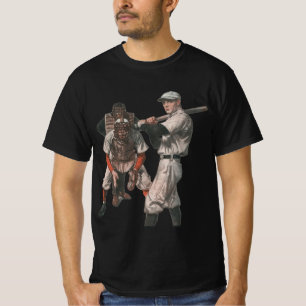 Vintage-Sport Baseballspieler T-Shirt
