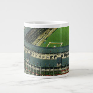 Vintage-Sport-Baseballstadion, Luftansicht Jumbo-Tasse