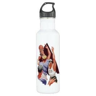 Vintage-Sport, Basketballspieler in einem Spiel Trinkflasche