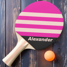 Vintage Sport Bubblegum Streifen mit Namen