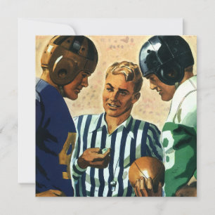 Vintage-Sport, Fußball-Schiedsrichter-Münzwurf