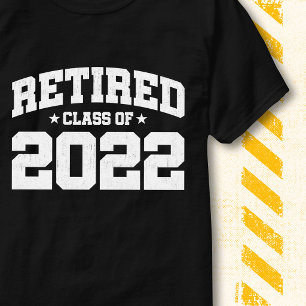 Vintage Sport Style Design Klasse 2022 Ausgemuster T-Shirt