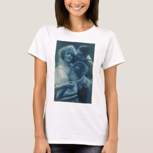 Vintage-Sport Tennis, Liebe und Romantik T-Shirt
