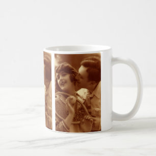 Vintage-Sport Tennis, Liebe und Romantik Tasse