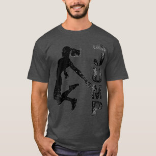 Vintage Sport Weitsprung Liebhaber Weitsprung Frau T-Shirt