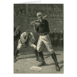 Vintage Sportarten, Baseballspieler von Thulstrup