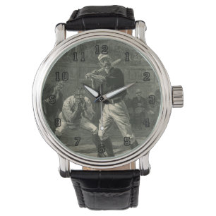 Vintage Sportarten, Baseballspieler von Thulstrup Armbanduhr