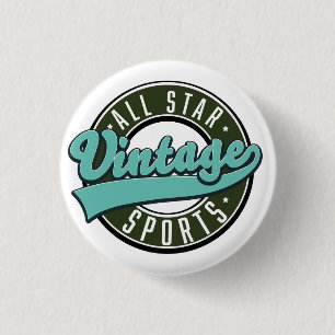 Vintage Sportarten Button