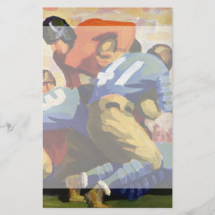 Vintage Sportarten, Fußballspieler Briefpapier