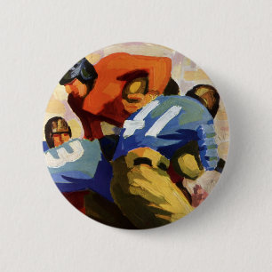 Vintage Sportarten, Fußballspieler Button