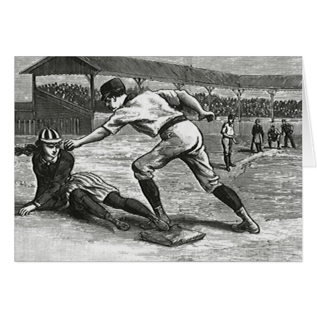 Vintage Sportarten, Viktorianische Baseballteams f (Vorderseite (Horizontal))