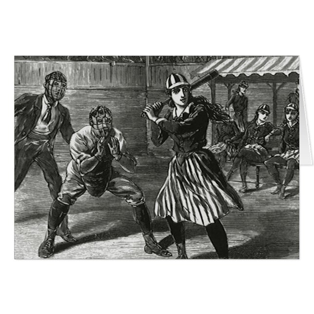 Vintage Sportarten, Viktorianische Baseballteams f (Vorderseite (Horizontal))