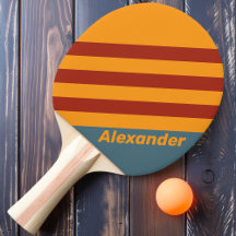 Vintage Sportsonne auf Schieferstreifen mit Namen