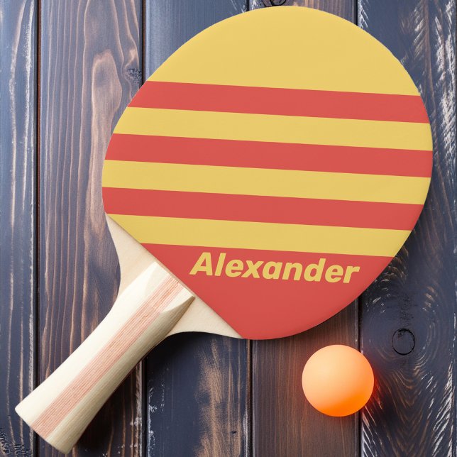 Vintage Sportsurf - Dualstreifen mit Namen Tischtennis Schläger (Von Creator hochgeladen)
