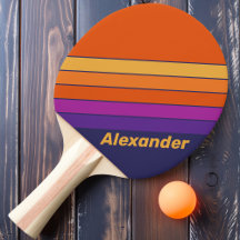 Vintage Sportweine Regenbogen Streifen mit Namen