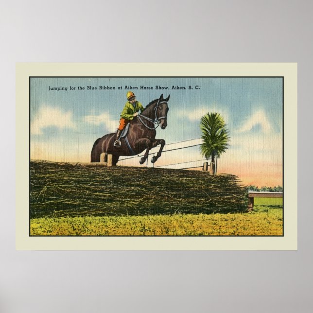 Vintage Springen Aikin SC Poster (Vorne)