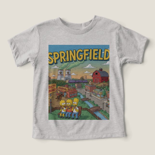 Vintage Springfield Heritage Tee – Classic Athleti (Design Vorderseite)