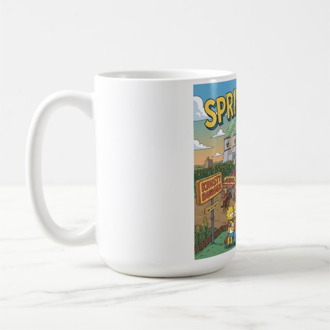 Vintage Springfield Heritage Tee – Classic Athleti Kaffeetasse (Links)