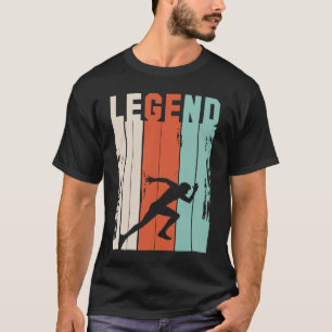 Vintage Sprint T-Shirt für Leichtathleten