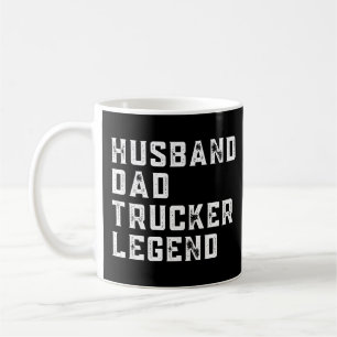 Vintage-Spruch für Väter und LKW-Fahrer Kaffeetasse