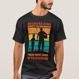 Vintage-Spruch Fußball Vater und Sohn T-Shirt
