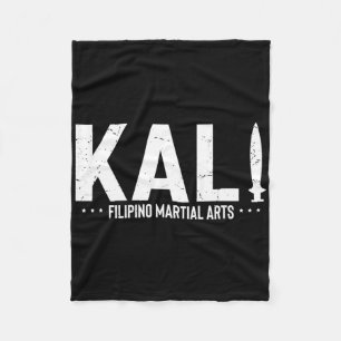 Vintage-Spruch Kali Filipino Martial Arts Training Fleecedecke