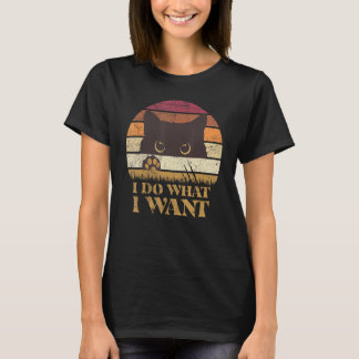 Vintage-Spruch-Meme-hübsche Katze-Mutter-Kätzchen- T-Shirt