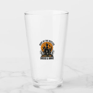 Vintage Spukhaus Unruhige Tote Halloween-Kunst_ Glas