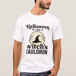 Vintage Spukschloss Halloween Town T-Shirt Design