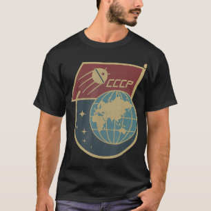 Vintage Sputnik UdSSR Sowjetunion Sowjet Propagand T-Shirt