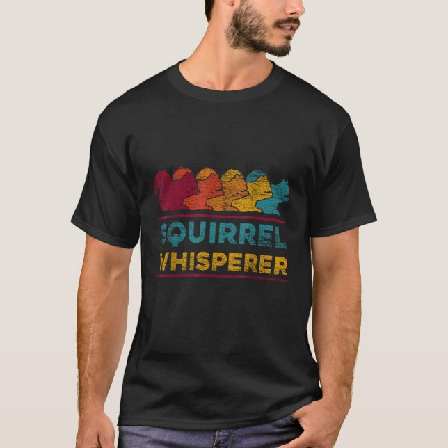 Vintage Squirrel Lover Squirrel Whisperer Squirrel T-Shirt (Vorderseite)