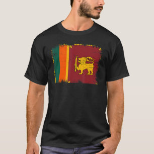 Vintage Sri Lanka-Flagge Sri-Lanka-Unabhängigkeits T-Shirt